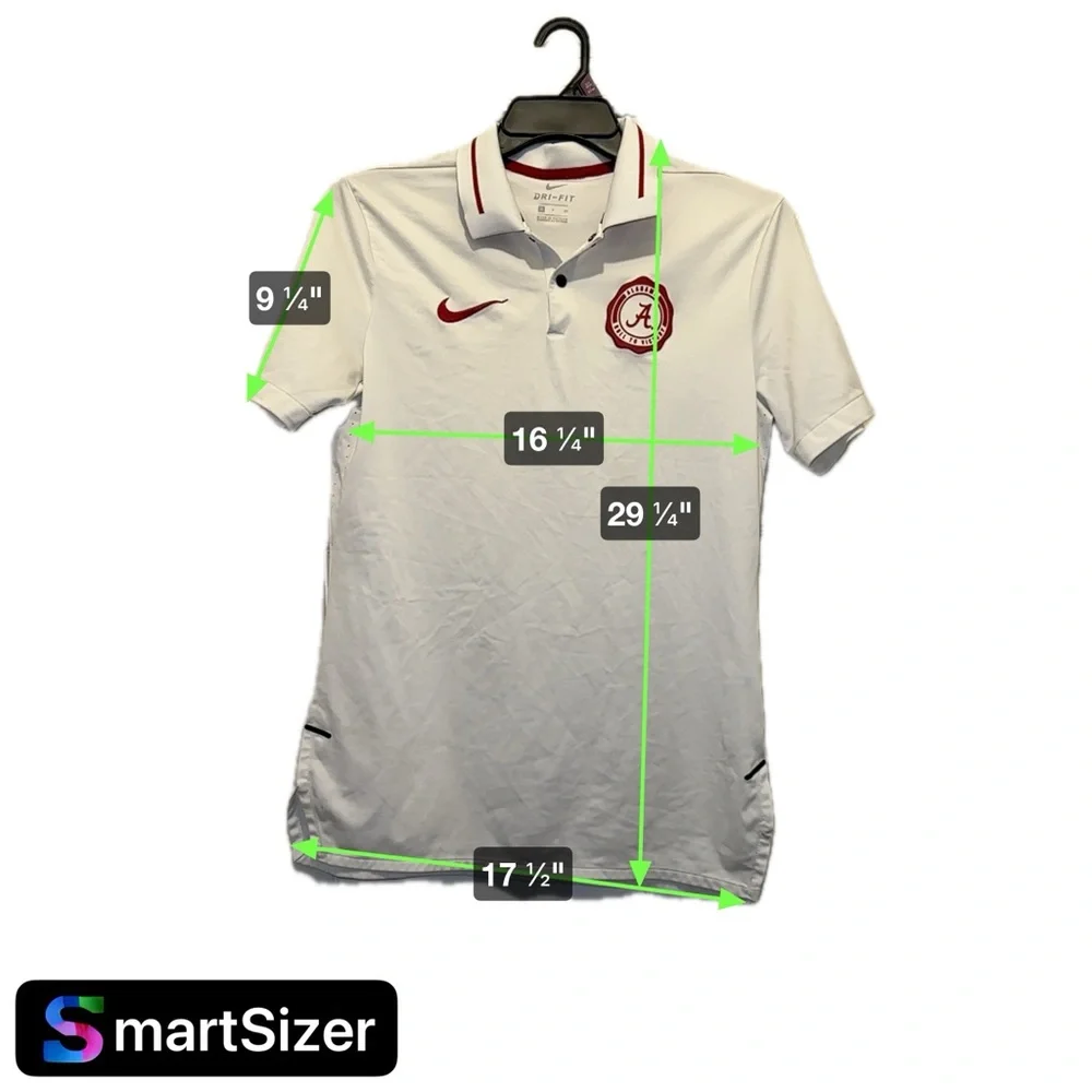 Men's Nike Cream Alabama‎ Crimson Tide Rivalry Performance Polo small